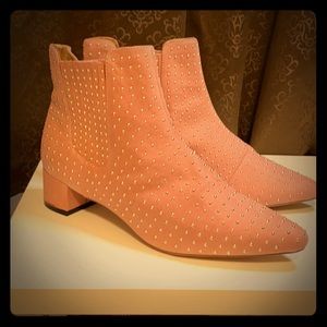 Top shop killer studded ankle booties pink 38